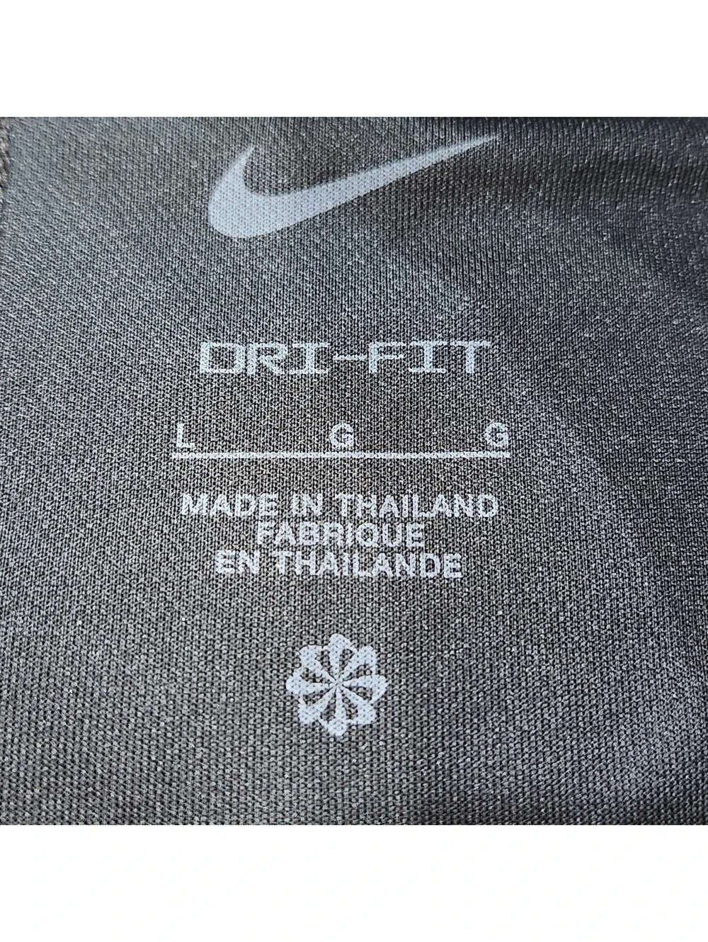 NIKE Dri-FIT Velocity Blade Color Black Golf Polo DH0838-010 Mens Size Large